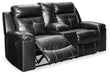Kempten Reclining Loveseat with Console - Sims Furniture